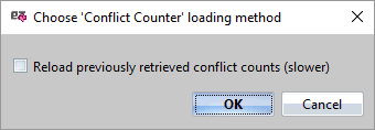 Choose Conflict Counter loading method