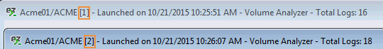 Acme Volume analyzer Total Logs