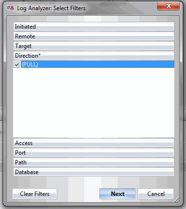 replicationEZ_log_analyzer_filters.jpg